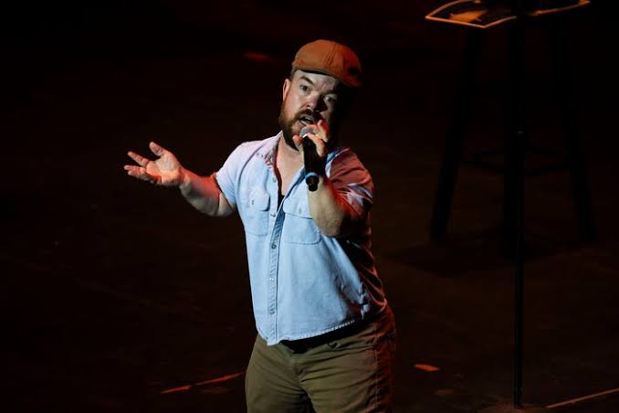Brad Williams performing live on stage